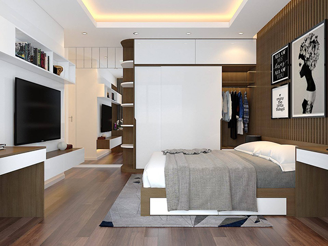 Thiết Kế Nội Thất Nhà Liền Kề 4 Tầng Ở Nam An Khánh Theo Phong Cách Hiện Đại