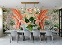 Thiết kế phòng khách tích hợp phòng ăn ấy cảm hứng từ vẻ đẹp nhiệt đới độc lạ tại Hà Đô Dragon City, Hà Nội