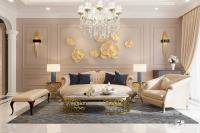 Thiết kế nội thất phòng khách phong cách Neo Classic tại biệt thự Hà Đô Charm Villas