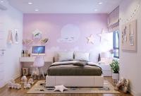 Thiết kế nội thất phòng ngủ bé gái ở biệt thự Nam An Khánh