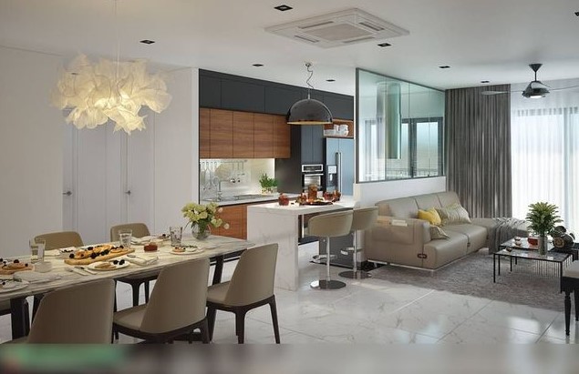 Thiết kế nội thất căn hộ 109,6m2 tại chung cư Lê Văn Lương