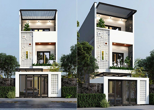 Nhà liền kề 3 tầng 80m2 phong cách hiện đại ở Nam An Khánh