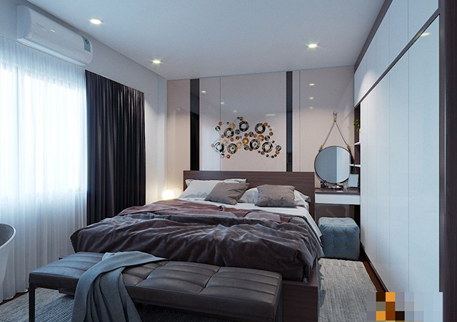 Thiết kế nội thất nhà liền kề 3 tầng phong cách hiện đại ở Nam An Khánh