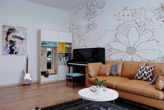Thiết kế nhà liền kề 120m2 phong cách hiện đại tại Hoài Đức, Hà Nội