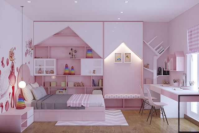 Thiết kế biệt thự cổ điển 3 tầng 102m2 ở Dương Nội