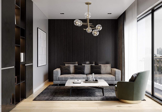 Thiết kế nội thất nhà liền kề 98m2 tại Hà Đô Charm Villas