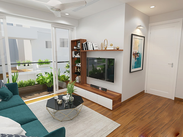 Thiết kế nội thất biệt thự 92m2 ở Nam An Khánh
