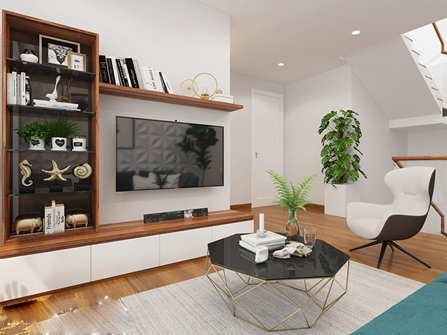 Thiết kế nội thất biệt thự 92m2 ở Nam An Khánh
