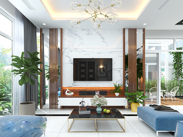 Thiết kế nội thất biệt thự 92m2 ở Nam An Khánh