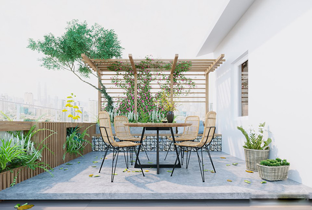 Thiết kế nội thất biệt thự 92m2 ở Nam An Khánh