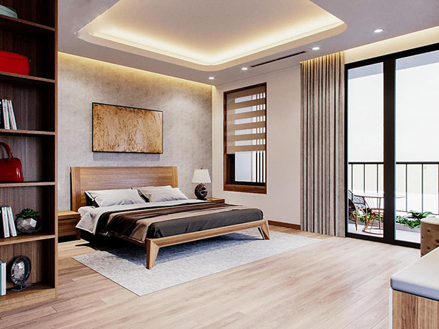 Thiết kế nhà liền kề Thanh Xuân mang phong cách thiết kế hiện đại 3 tầng