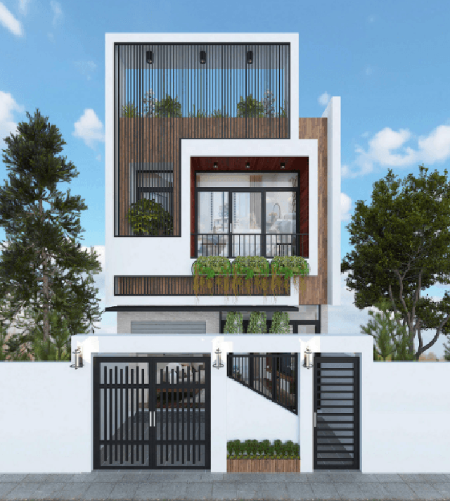 Thiết kế nội thất nhà liền kề 2 tầng ở Dương Nội có 2 phòng ngủ