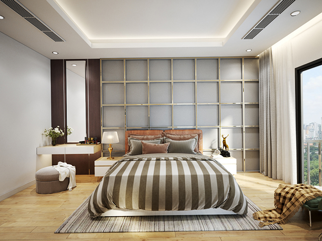 Thiết kế nội thất nhà liền kề 4 tầng 40m2 ở Nam An Khánh