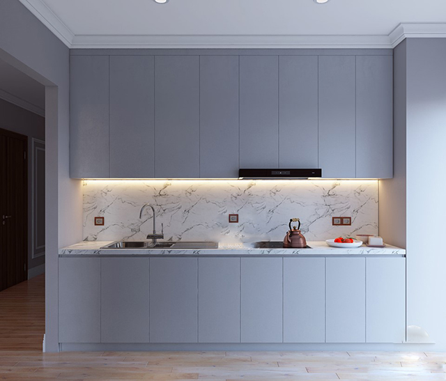 Thiết kế chung cư Nguyễn Xiển 1 phòng ngủ mang phong cách hiện đại