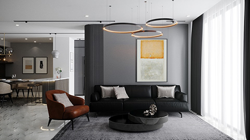 Dự án Thiết kế nội thất căn hộ chung cư 104.8m2 ở Hoàng Mai