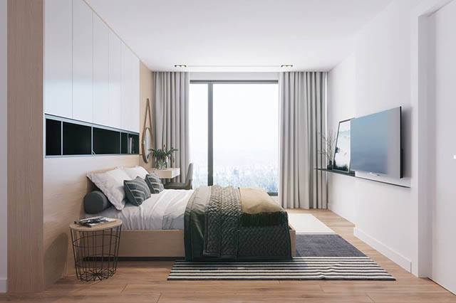 Dự án Thiết kế chung cư Thanh Xuân mang phong cách thiết kế hiện đại với diện tích 80.70m2