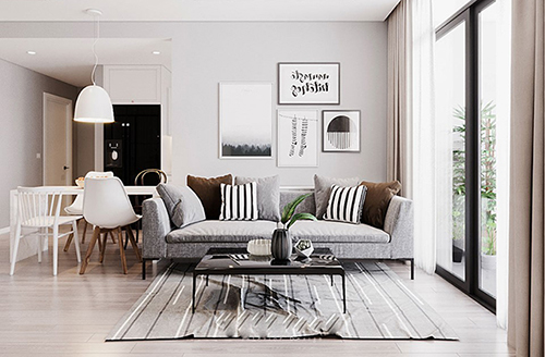 Dự án Thiết kế nội thất chung cư Gamuda 101m2 theo phong cách Scandinavian