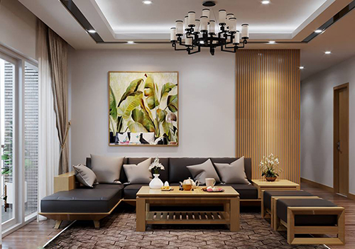 Dự án Thiết kế nội thất chung cư 116m2 3 phòng ngủ ở Hoàng Mai