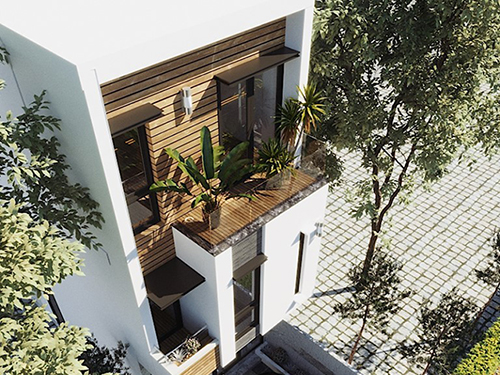 Dự án Thiết kế nội thất biệt thự phố 3 tầng ở Nam An Khánh với không gian xanh ấn tượng