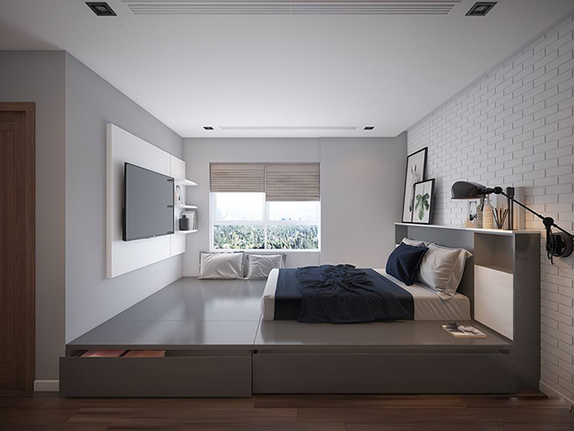 Thiết kế nội thất căn hộ chung cư Gamuda 120m2 theo phong cách hiện đại