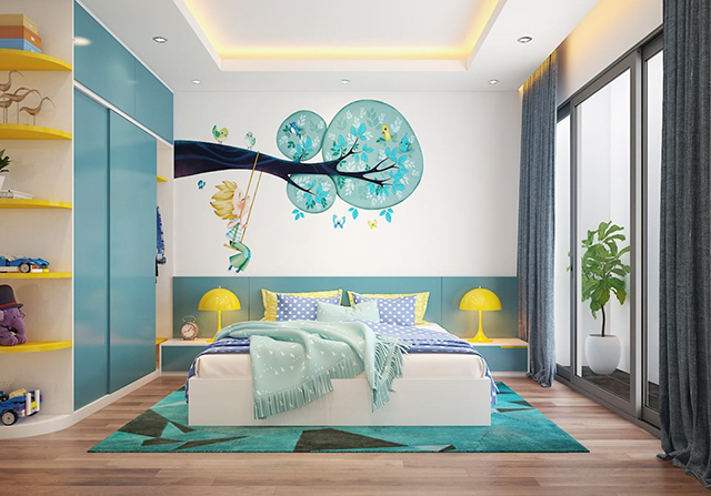 Thiết kế nội thất nhà liền kề 4 tầng ở Nam An Khánh theo phong cách hiện đại