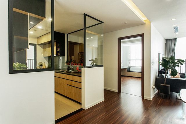Thiết kế chung cư Thanh Xuân mang phong cách thiết kế hiện đại với diện tích 67.8m2
