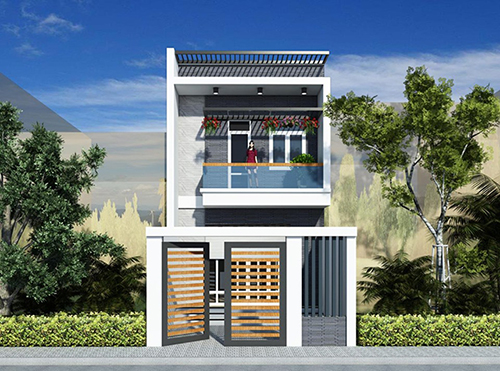 Dự án Thiết kế biệt thự mái bằng hiện đại ở Dương Nội